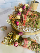 Load image into Gallery viewer, Unakite, Cedar, and Palo Santo Smudge stick