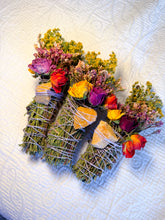 Load image into Gallery viewer, Yellow Jade & Cedar Smudge Stick