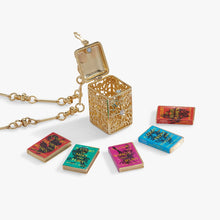 Load image into Gallery viewer, A Court of Thorns and Roses Book Charms Locket Necklace