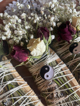 Load image into Gallery viewer, Yin Yang, Bringing Balance, Cedar, Lavender and Palo Santo Smudge stick
