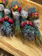 Load image into Gallery viewer, Sodalite, Rosemary and Lavender Smudge Stick