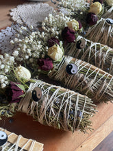 Load image into Gallery viewer, Yin Yang, Bringing Balance, Cedar, Lavender and Palo Santo Smudge stick