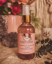 Load image into Gallery viewer, Eucalyptus Shower Steamer Spray Infused Amethyst Crystal