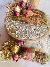 Load image into Gallery viewer, Unakite, Cedar, and Palo Santo Smudge stick