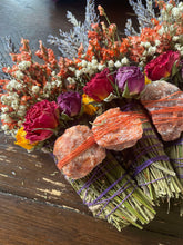 Load image into Gallery viewer, Sunstone Smudge Stick, Cedar and Lavender Smoke Cleansing Wand, Alternative to White Sage