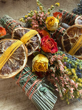 Load image into Gallery viewer, Lavender, Mint and Orange Smudge Stick