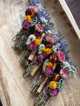 Load image into Gallery viewer, Geode, Sage, Lavender, Palo Santo and Rosemary Smudge Stick
