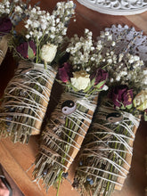 Load image into Gallery viewer, Yin Yang, Bringing Balance, Cedar, Lavender and Palo Santo Smudge stick