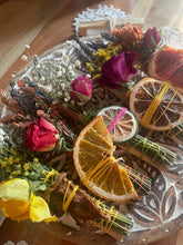 Load image into Gallery viewer, 5 Palo Santo Fruit Smudge sticks + Lavender