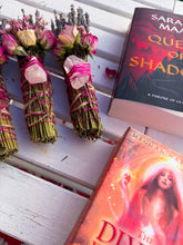 Load image into Gallery viewer, Rose Quartz Rosemary, Sage, Lavender Smudge stick