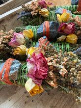 Load image into Gallery viewer, Crocodile Jasper, Cedar and Lavender Smudge Stick