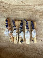 Load image into Gallery viewer, Palo Santo and Lavender Smudge Cleansing Meditation Stick