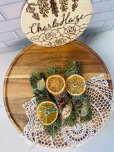 Load image into Gallery viewer, Yule Tide Cedar, Juniper, Orange, Basil, Smudge stick