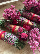 Load image into Gallery viewer, Strawberry, Sage and Cedar Smudge Stick