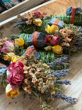 Load image into Gallery viewer, Crocodile Jasper, Cedar and Lavender Smudge Stick