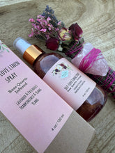 Load image into Gallery viewer, Smudge Stick With Flowers, Valentine's Day, Calming Gifts Women, Witchy Accessories, Meditation Altar, Rose Quartz Smudge Stick, Self-Love