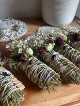 Load image into Gallery viewer, Yin Yang, Bringing Balance, Cedar, Lavender and Palo Santo Smudge stick
