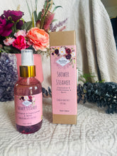 Load image into Gallery viewer, Eucalyptus Shower Steamer Spray Infused Amethyst Crystal