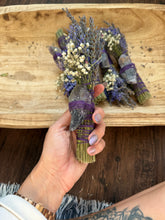 Load image into Gallery viewer, Amethyst, Palo Santo and Lavender Smudge Stick