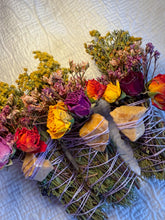 Load image into Gallery viewer, Yellow Jade & Cedar Smudge Stick