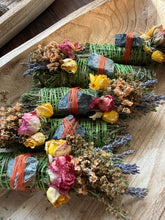 Load image into Gallery viewer, Crocodile Jasper, Cedar and Lavender Smudge Stick