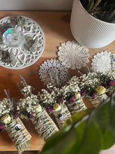 Load image into Gallery viewer, Yin Yang, Bringing Balance, Cedar, Lavender and Palo Santo Smudge stick