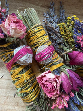 Load image into Gallery viewer, Desert Rose, Palo Santo, Sage, Rosemary and Lavender Smudge Stick