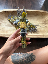 Load image into Gallery viewer, Black Tourmaline, Palo Santo, Lavender and Rose Smudge Stick