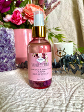 Load image into Gallery viewer, Eucalyptus Shower Steamer Spray Infused Amethyst Crystal