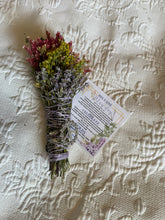 Load image into Gallery viewer, Beltane Smudge Stick – Lilac, Mint, Lemon Balm, Apple Blossom, Sweetgrass for Rituals, Cleansing & Seasonal Magic