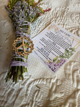 Load image into Gallery viewer, Beltane Smudge Stick – Lilac, Mint, Lemon Balm, Apple Blossom, Sweetgrass for Rituals, Cleansing & Seasonal Magic
