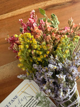 Load image into Gallery viewer, Beltane Smudge Stick – Lilac, Mint, Lemon Balm, Apple Blossom, Sweetgrass for Rituals, Cleansing & Seasonal Magic