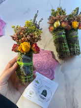 Load image into Gallery viewer, Crocodile Jasper Smudge Stick, Cedar and Lavender Smoke Cleansing Wand, Alternative to White Sage