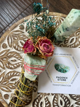 Load image into Gallery viewer, Phoenix Stone Rosemary, Sage, Lavender Smudge stick