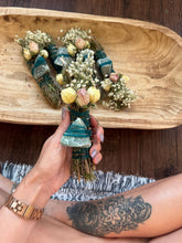 Load image into Gallery viewer, Aventurine, Rosemary and Mint Smudge Stick image 1