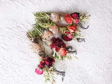 Load image into Gallery viewer, Leopard Skin Jasper, sage, rosemary and lavender smudge stick photo 8