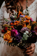 Load image into Gallery viewer, Wedding Garden Flower Dry Flower Bouquet, Boutonniere, Wedding Bouquet, Dried Flower Bouquet