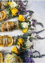 Load image into Gallery viewer, Lavender, Mint, Lemon Spring Smudge Stick