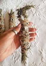 Load image into Gallery viewer, White Sage, Lavender and Rosemary Smudge Stick