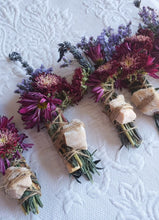 Load image into Gallery viewer, Moonstone Smude Stick with Lavender and Palo Santo Wood