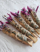 Load image into Gallery viewer, Palo Santo Sage and Lavender Bouquet