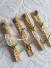 Load image into Gallery viewer, Palo Santo and Lavender Smudge Cleansing Meditation Stick