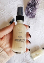 Load image into Gallery viewer, Organic Deodorant Spray