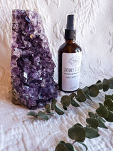 Load image into Gallery viewer, Eucalyptus Shower Steamer Spray Infused Amethyst Crystal