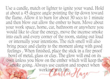 Load image into Gallery viewer, Amethyst, Rose and Palo Santo Smudge stick