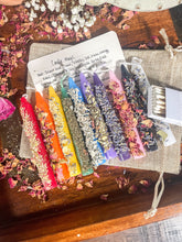 Load image into Gallery viewer, Ritual Herb Rolled Candles For Magic Spells