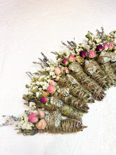 Load image into Gallery viewer, Dalmatian Jasper with Lavender & Mint Smudge stick