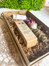 Load image into Gallery viewer, Copy of Smudge Stick With Flowers, Home Cleansing, Calming Gifts Women, Witchy Accessories, Meditation Altar, Rose Quartz Smudge Stick, Self-Love