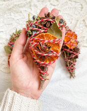 Load image into Gallery viewer, Yule Tide Cedar, Juniper, Orange, Basil, Smudge stick