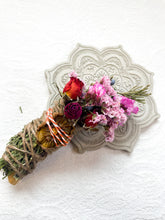 Load image into Gallery viewer, Kiwi, Mint, Palo Santo and Cedar Spring Smudge Stick